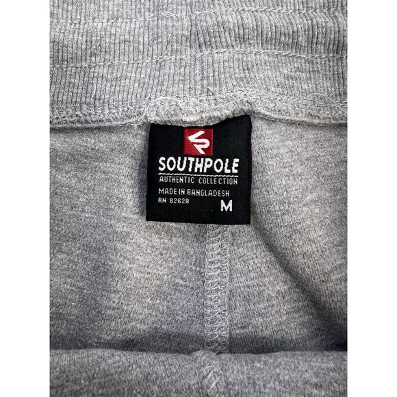 Vintage Y2K South Pole Sweatsuit Mens M Light Gray Track Suit Zip Jacket Pants - Picture 14 of 16